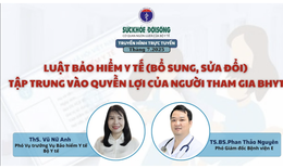 [LIVE] Luật BHYT (bổ sung, sửa đổi) tập trung v&#224;o quyền lợi của người tham gia BHYT