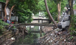 Gần 80 hộ dân 10 năm 'sống chung' với ô nhiễm từ dự án dang dở