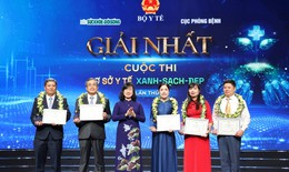 Lễ trao giải Cuộc thi &#39;Cơ sở y tế Xanh - Sạch - Đẹp&#39; lần thứ I