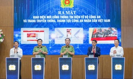 Người d&#226;n c&#243; thể t&#236;m kiếm dữ liệu tr&#234;n cổng th&#244;ng tin Bộ C&#244;ng an với giao diện hiện đại