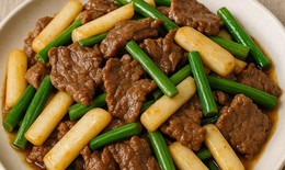 Ho&#224;i sơn x&#224;o thịt b&#242; - M&#243;n ăn bổ dưỡng trong m&#249;a thu
