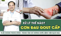 Cơn đau gout cấp xử l&#253; thế n&#224;o?