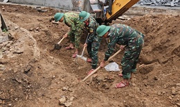 Quy tập h&#224;i cốt liệt sĩ tại di t&#237;ch gắn liền với cuộc chiến đấu bảo vệ Th&#224;nh cổ 
