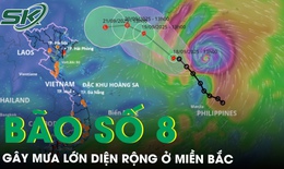 B&#227;o số 8 Mitag h&#236;nh th&#224;nh, g&#226;y mưa lớn diện rộng ở miền Bắc