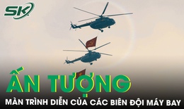 Uy lực màn trình diễn của các biên đội máy bay trên bầu trời Hà Nội ngày 2/9