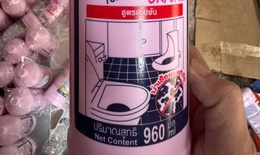 Phát hiện kho sang chiết hóa chất giả với hơn 500 thùng nước tẩy rửa tại TPHCM