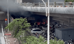 Vụ ch&#225;y 500 xe m&#225;y dưới gầm cầu Vĩnh Tuy: Bộ X&#226;y dựng b&#225;o c&#225;o Thủ tướng