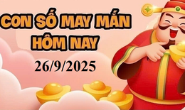 Con số may mắn hôm nay 26/9 - số tài lộc 12 con giáp theo năm sinh