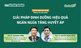 Truyền h&#236;nh trực tuyến: Giải ph&#225;p dinh dưỡng hiệu quả ngăn ngừa tăng huyết &#225;p
