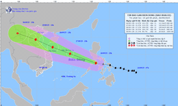 B&#227;o số 10 v&#224;o Biển Đ&#244;ng sẽ li&#234;n tục tăng cấp tr&#234;n v&#249;ng biển từ Thanh Ho&#225; đến Quảng Ng&#227;i