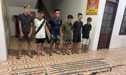 C&#244;ng an Hải Ph&#242;ng điều tra nh&#243;m thanh ni&#234;n mang hung kh&#237; hỗn chiến