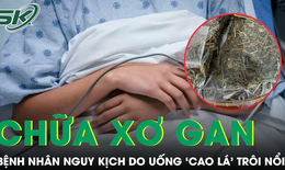 Bệnh nhân nguy kịch vì bỏ điều trị xơ gan, tin vào ‘cao lá giải độc’ trôi nổi