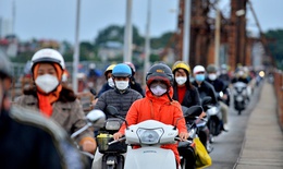 Không khí lạnh mạnh tràn về đúng ngày đầu tiên của năm mới