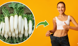 3 cách giảm cân 'thần tốc' bằng củ cải trắng mà không lo thiếu chất