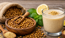 7 lợi ích sức khỏe khi uống nước bột đậu xanh rang