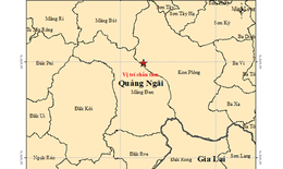 Động đất 3.5 độ ở Quảng Ngãi