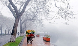 Miền Bắc rét buốt kèm nồm ẩm khiến gia tăng cảm giác buốt giá