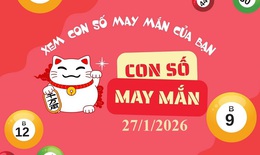 Con số may mắn hôm nay 27/1 - số tài lộc 12 con giáp theo năm sinh