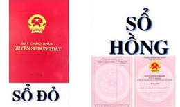 Điểm giống và khác nhau giữa sổ đỏ và sổ hồng