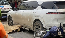 Hà Nội: Ô tô đi lùi trên phố Khâm Thiên gây tai nạn nghiêm trọng