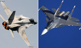Tiêm kích Su-30SM Nga 'chạm trán' F-18 Tây Ban Nha trên biển Baltic