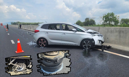 Cục CSGT cảnh báo nguy cơ nổ lốp trên cao tốc dịp Tết