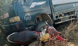 Xe tải tự trôi tông bé gái 10 tuổi tử vong