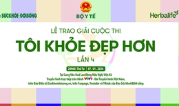 Cơ cấu giải thưởng hấp dẫn tại đêm chung kết Cuộc thi Tôi khoẻ đẹp hơn