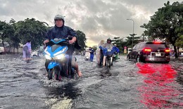 Triều cường dâng cao, ven biển phía Đông Nam Bộ đối mặt nguy cơ ngập úng