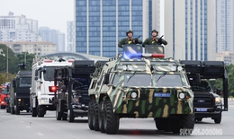 Công an diễn tập phương án bảo vệ Đại hội Đảng