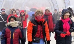 Miền Bắc, miền Trung chìm trong rét buốt, nhiệt giảm sâu