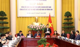 Công bố hai luật do TANDTC chủ trì xây dựng: Hoàn thiện thiết chế tư pháp, hỗ trợ phục hồi doanh nghiệp