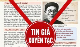 Công an cảnh báo tờ rơi giả mạo, xuyên tạc thông tin về cụ Huỳnh Thúc Kháng