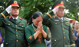 93 liệt sĩ trở về với đất mẹ Vị Xuyên, người lính già nghẹn ngào chào đồng đội lần cuối