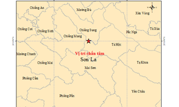 Vừa động đất mạnh 4.2 độ ở Sơn La