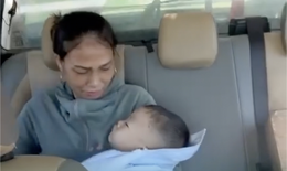 CSGT Nghệ An kịp thời đưa bé trai đuối nước nguy kịch đến bệnh viện cấp cứu