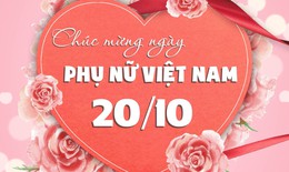 Những mẫu thiệp chúc mừng ngày Phụ nữ Việt Nam 20/10 đẹp nhất 2026