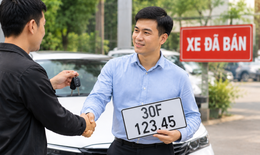 Bán xe vẫn giữ được biển số nhưng chủ xe cần nhớ mốc thời gian này