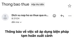 Bị mạo danh lập doanh nghiệp, người dân nhận thông báo tạm hoãn xuất cảnh