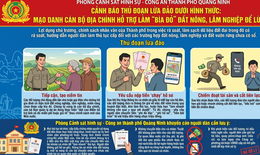 Mạo danh cán bộ địa chính, lừa tiền làm 'bìa đỏ' đất nông, lâm nghiệp