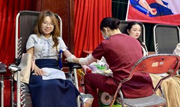 Hàng trăm người tham gia ngày hội hiến máu tại Quảng Trị