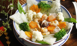 Bí quyết nấu canh bóng bì thập cẩm truyền thống chuẩn vị Bắc