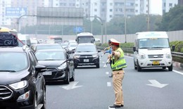Phân luồng giao thông các tuyến đường bộ hướng về trung tâm Hà Nội dịp Tết