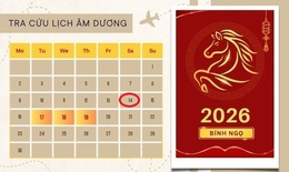 Lịch âm 14/2 - Âm lịch hôm nay 14/2 - Lịch vạn niên ngày 14/2/2026