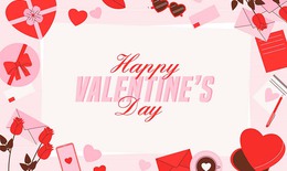 Những mẫu thiệp Valentine 14/2 đẹp nhất 2026