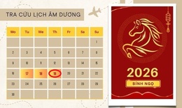 Lịch âm 19/2 - Âm lịch hôm nay 19/2 - Lịch vạn niên ngày 19/2/2026