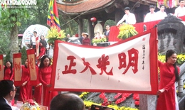 Khai bút đầu Xuân Bính Ngọ tại Đền thờ Vạn thế sư biểu Chu Văn An