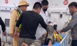 Dùng xe chuyên dụng dẫn đường, CSGT giúp người bệnh vượt cửa tử