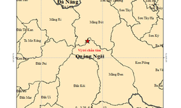 Động đất 3.2 độ ở Quảng Ngãi gây rung lắc nhẹ