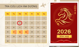 Lịch âm 4/2 - Âm lịch hôm nay 4/2 - Lịch vạn niên ngày 4/2/2026